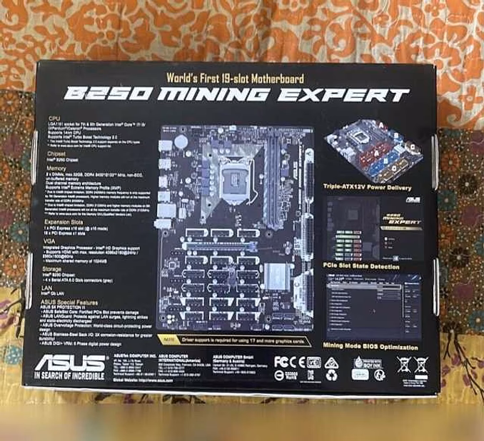 Продам: ASUS B250 Mining Expert LGA 1151 Socket в Ельце