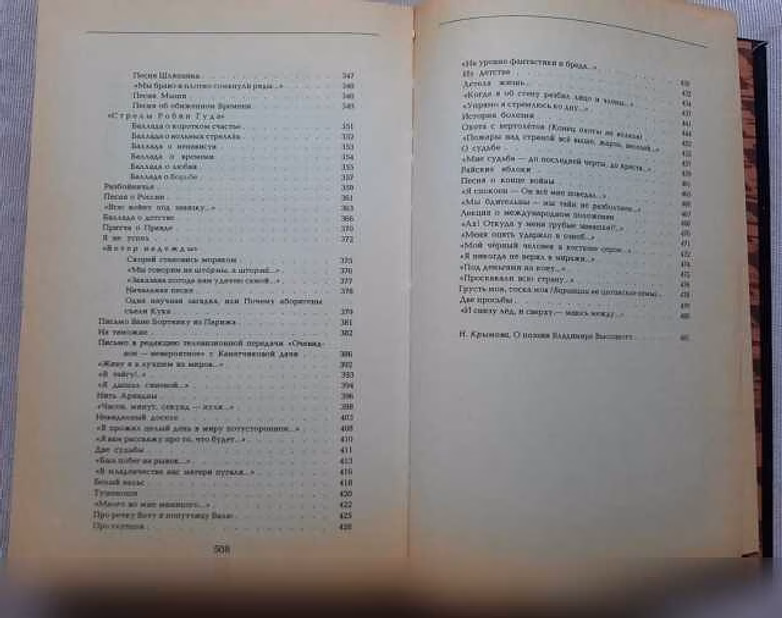 Продам: книга Владимир Высоцкий Избранное,1988
