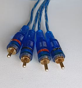 Кабель межблочный Gold RСA Plug, 2х2, 4,5м новый