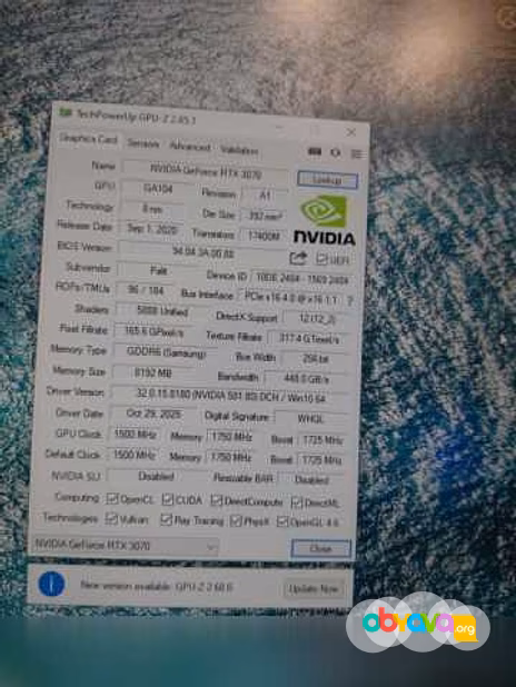 Продам: игровой компьютер i7 ; RTX 3070 8gb