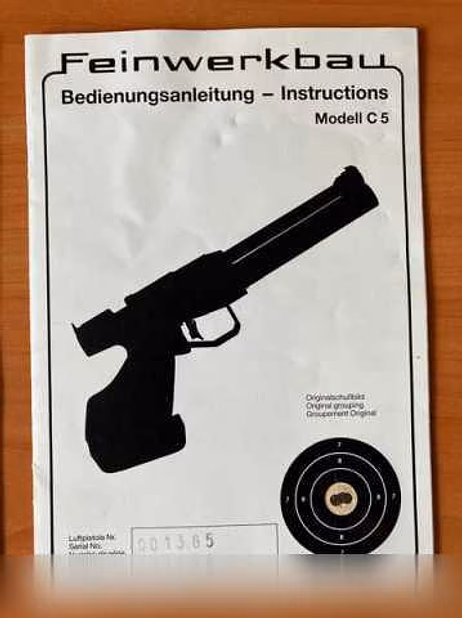 Продам: Feinwerkbau C5