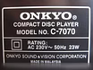 Продам: СD проигрыватель Onkyo C-7070 Silver в Архангельске