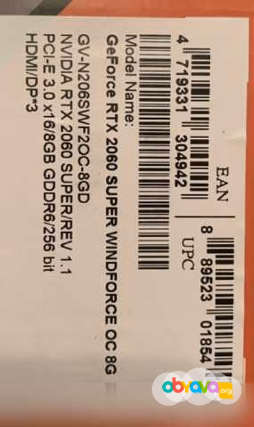 Продам: RTX2060 Super 8gb