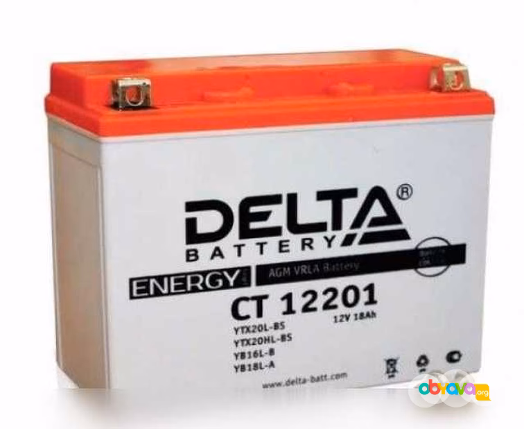 Продам: мото аккумулятор DELTA CT 12201 в Екатеринбурге