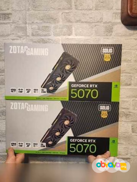 Продам: видеокарту Zotac gaming rtx 5070 solid 12gb