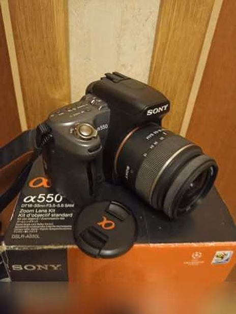 Продам: фотоаппарат Sony a550.Сост.идеал + 2 обьектива