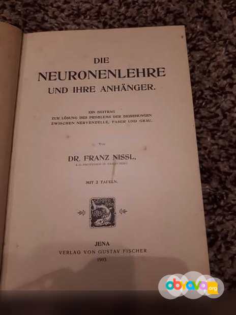 Антикварная книга Франц Ниссль 1903 г 