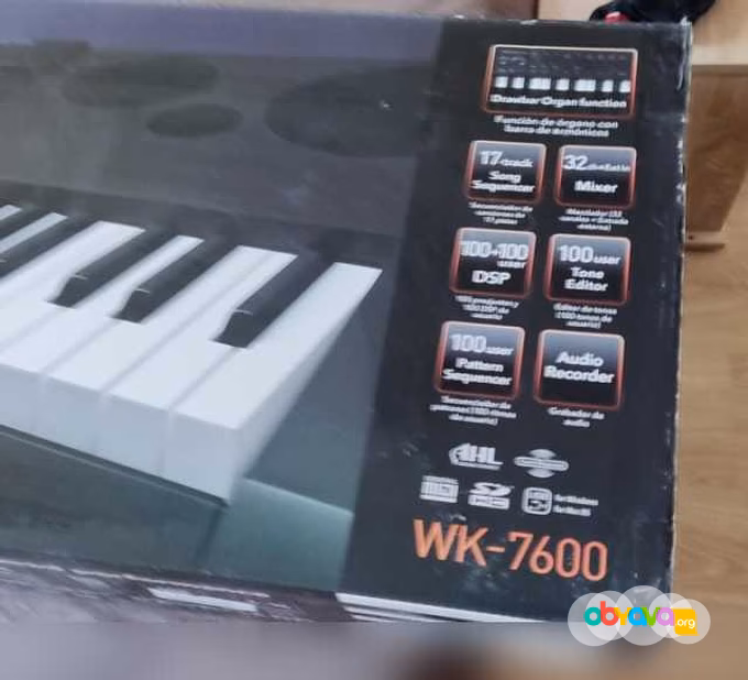 Продам: синтезатор casio WK 7600