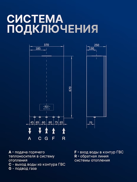 Газовый котел HUBERT Smart AGB 30DY настенный двухконтурный