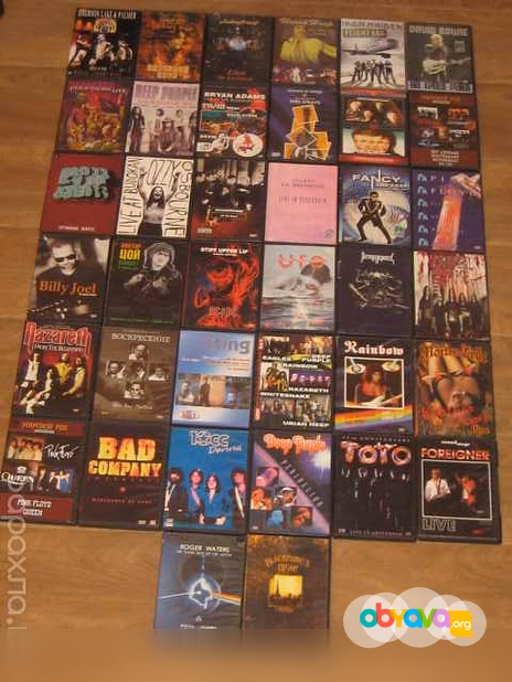 Продам: 38 DVD с рок музыкой в Архангельске