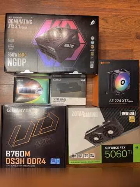 Продам: игровой пк i5 14400f + rtx 5060ti 16gb + 32gb