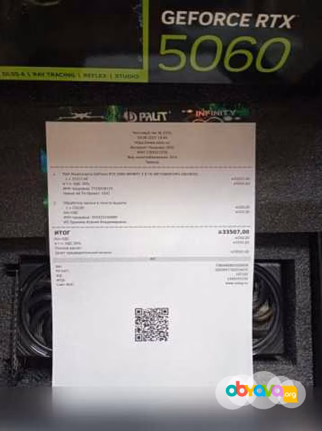 Продам: Palit RTX 5060 Infinity 3 OC 8GB