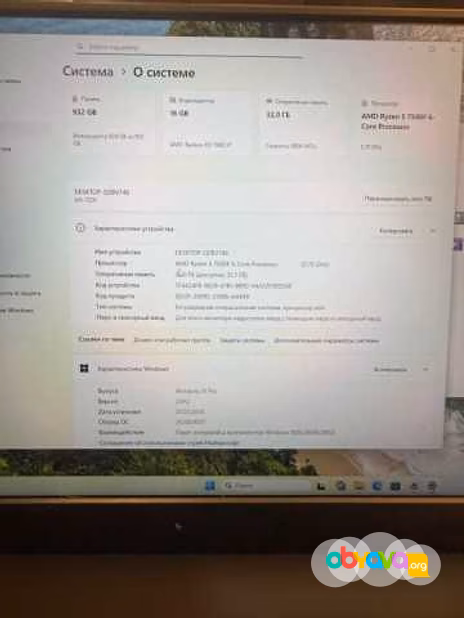 Продам: игровой ПК ryzen 5 7500F/16gb RX 7800XT /32ГБ