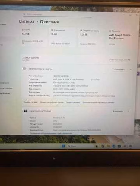 Продам: игровой ПК ryzen 5 7500F/16gb RX 7800XT /32ГБ