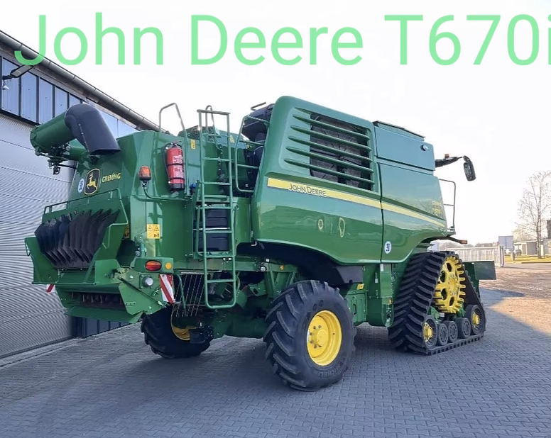 John Deere T670i, 2022 / 2023 г.в., гусеничный, 7.60 м, 515/243 м/ч