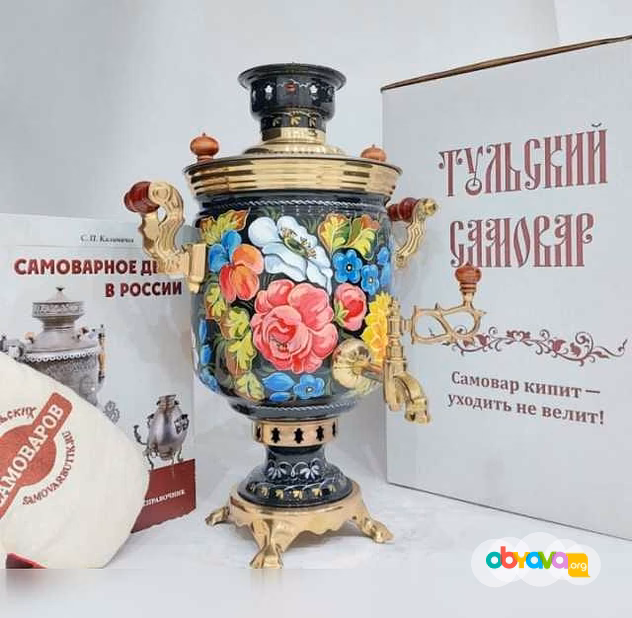 Продам: самовар комбинированный "Цветы"