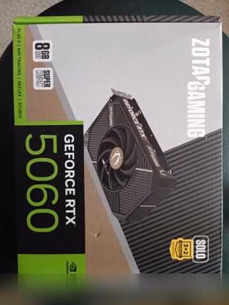 Продам: видеокарта ZOTAC GAMING GeForce RTX 5060 SOLO, 8GB GDDR7 (RTX 5060)