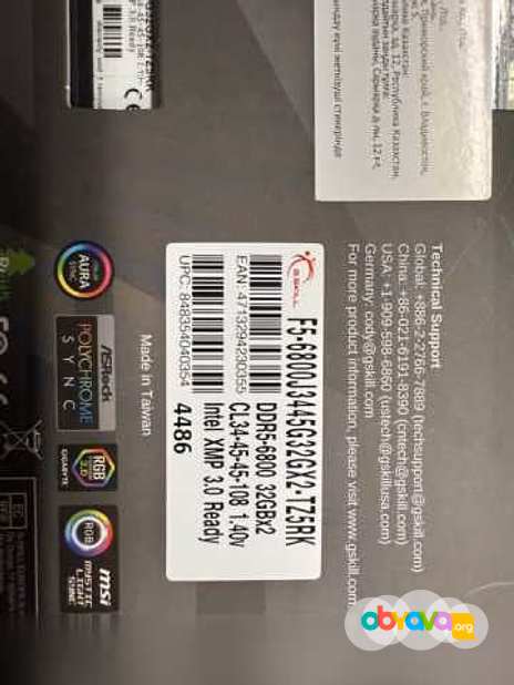 Продам: DDR5 64Gb G.Skill 6800Mhz Hynix A-Die