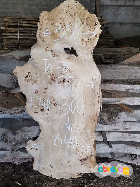 Слэбы из дуба, бука, ясеня, тополя, вербы, карагача.