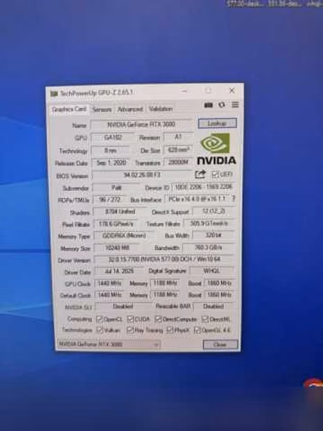 Продам: RTX 3080 10Gb Game Rock