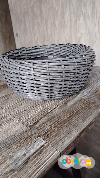 Кашпо из ротанга на 8 л
