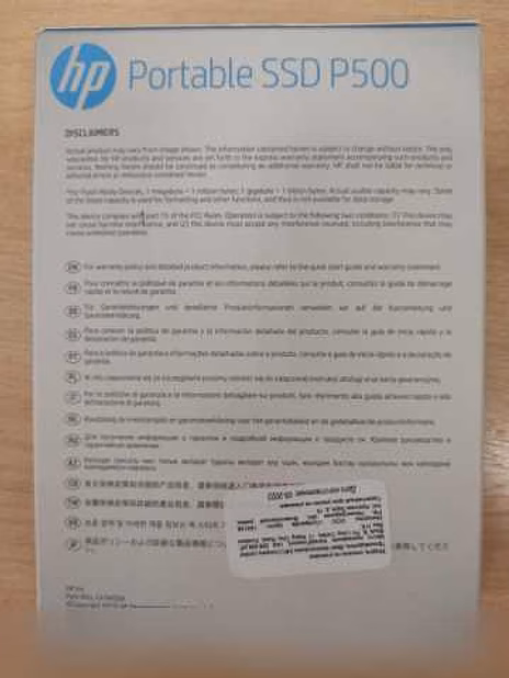 Продам: внешний диск SSD HP P500 1 Tb