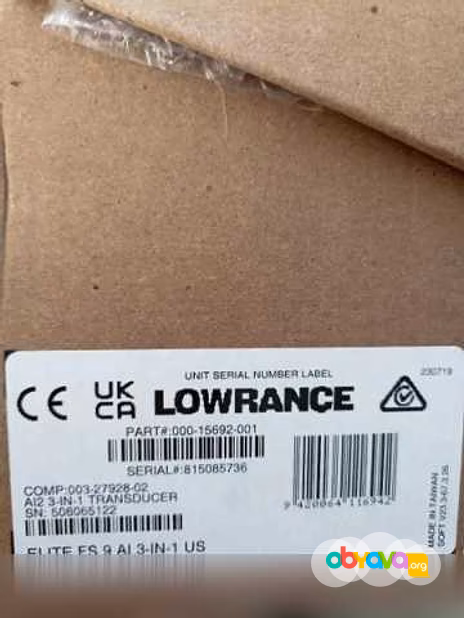 Продам: эхолот-картплоттер Lowrance Elite FS 9