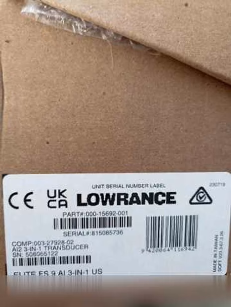 Продам: эхолот-картплоттер Lowrance Elite FS 9